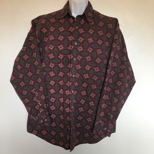 Perfect Vintage Western Button Front Men’s Large